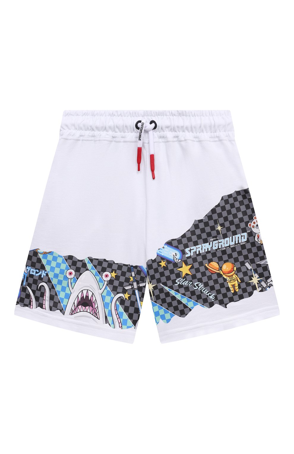 Хлопковые шорты SPRAYGROUND, арт. SPY672WHT, фото 1