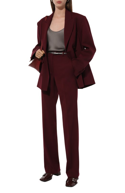 Шелковый топ Giorgio Armani GW000507/TE10101 Серый  GW000507/TE10101 Фото 2
