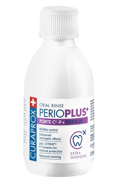 Женское жидкость-ополаскиватель perio plus forte chx 0,20% (200ml) CURAPROX, арт. 7612412426731