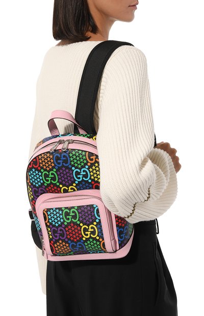 Рюкзак gucci psychedelic GUCCI разноцветного цвета по цене 214560 руб., арт. 601296 HPUEN, фото 2 Рюкзак gucci psychedelic GUCCI, арт. 601296 HPUEN, фото 2