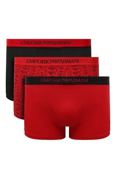 Мужские комплект из трех боксеров EMPORIO ARMANI, арт. 111625/4F722