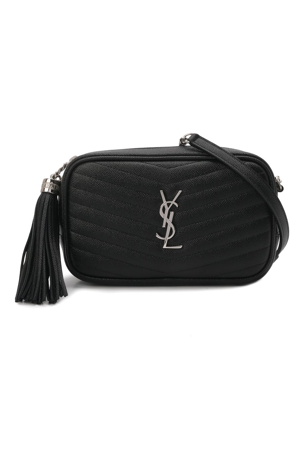 Сумка lou mini SAINT LAURENT черного цвета по цене 121000 руб., арт. 612579/1GF02, фото 6 Сумка lou mini SAINT LAURENT, арт. 612579/1GF02, фото 6