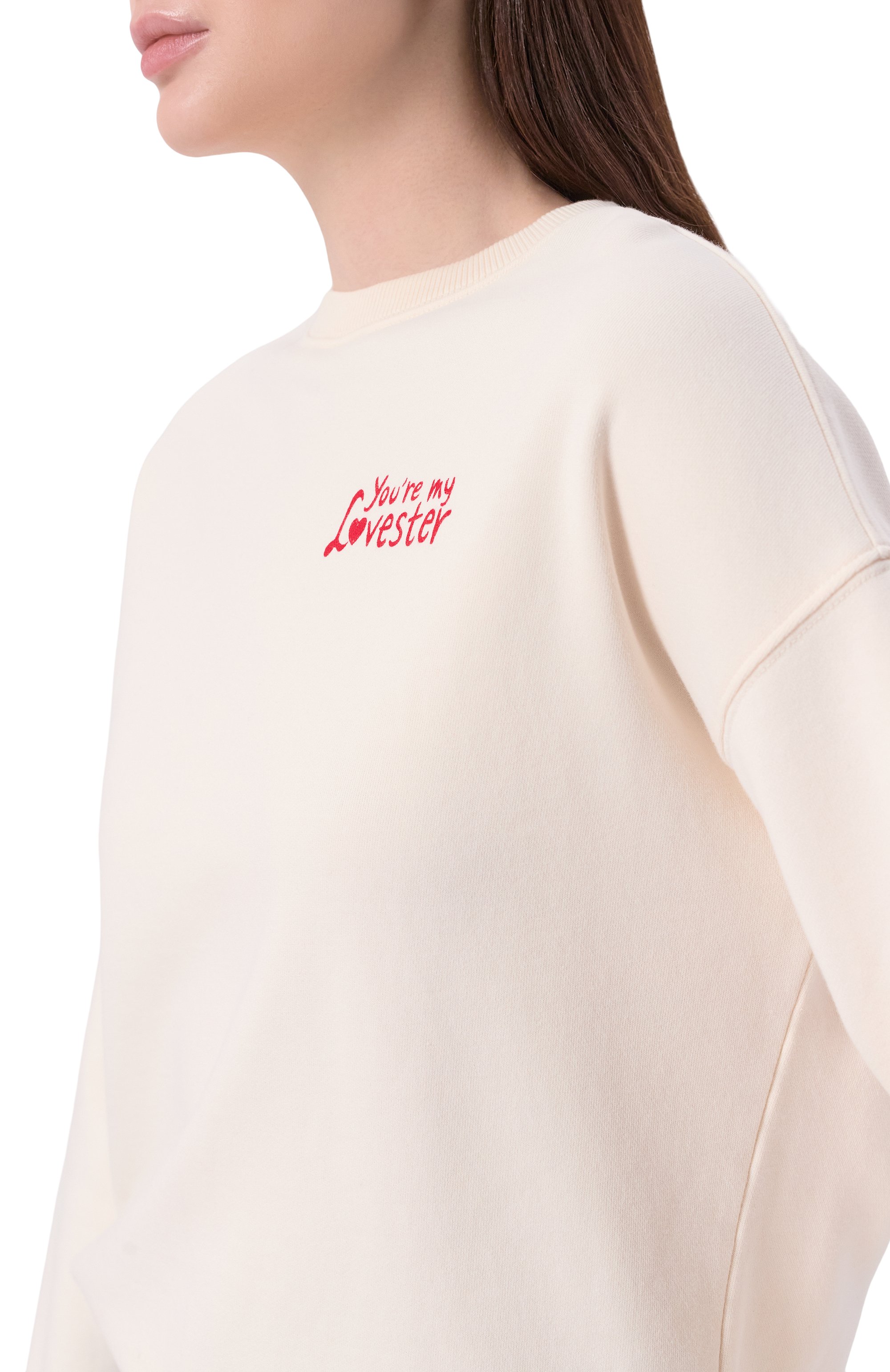 Хлопковый свитшот MC2 SAINT BARTH кремового цвета по цене 19950 руб., арт. STD0001-07537L/STARDUST, фото 5 Хлопковый свитшот MC2 SAINT BARTH, арт. STD0001-07537L/STARDUST, фото 5