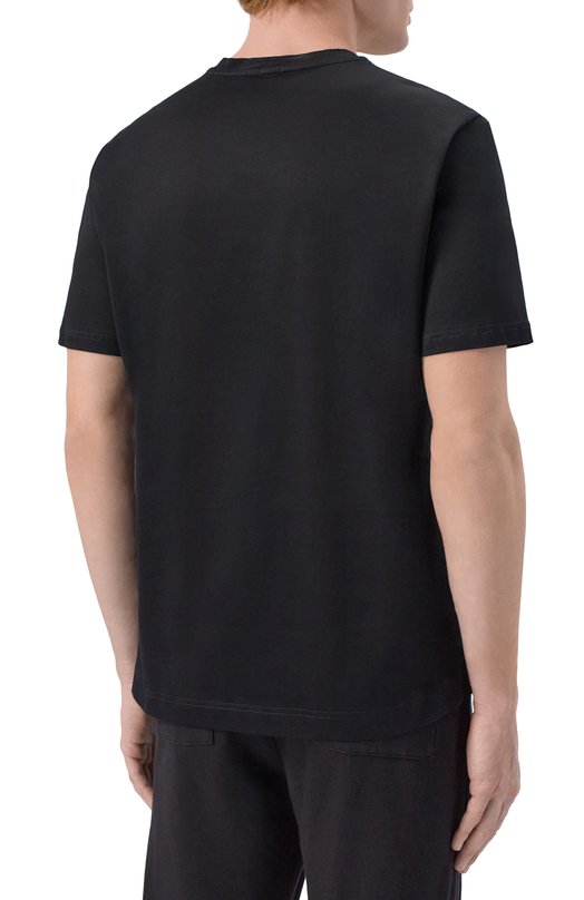 Хлопковая футболка Capobianco 20M660.MK00. Чёрный  20M660.MK00. Фото 4
