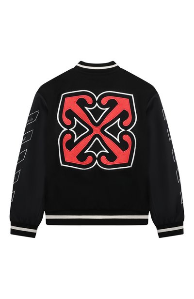 Шерстяной бомбер OFF-WHITE, арт. 0GEH001S24FAB001/6-10, фото 2