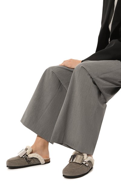 Замшевые сабо JW ANDERSON, арт. ANW40000B/18011, фото 3