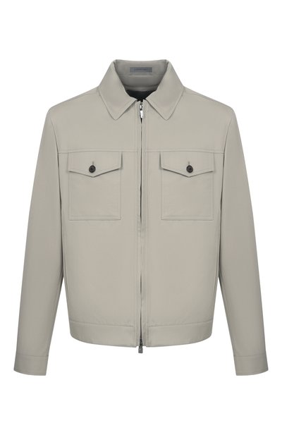 Мужская куртка из хлопка и шерсти CORNELIANI, арт. 27LI55/2714112