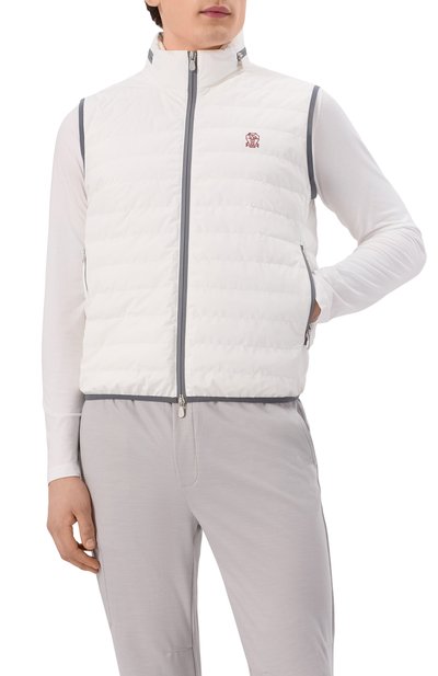 Пуховый жилет BRUNELLO CUCINELLI, арт. MM49A7460G, фото 3