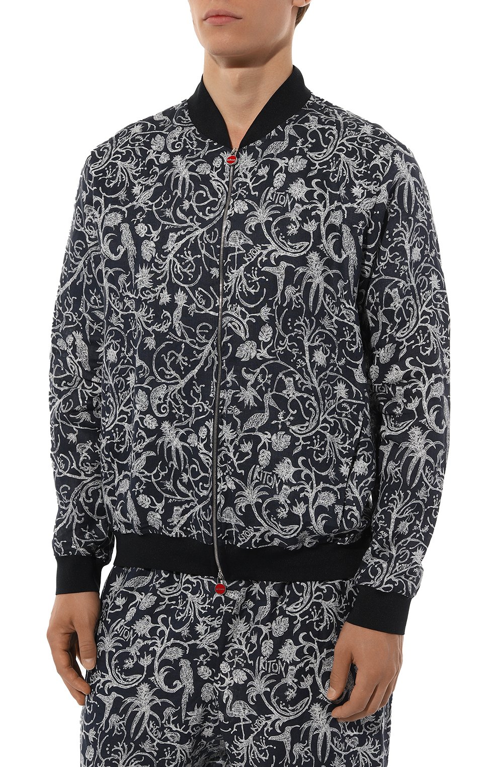 Льняной бомбер KITON, арт. UG0001H08902, фото 3