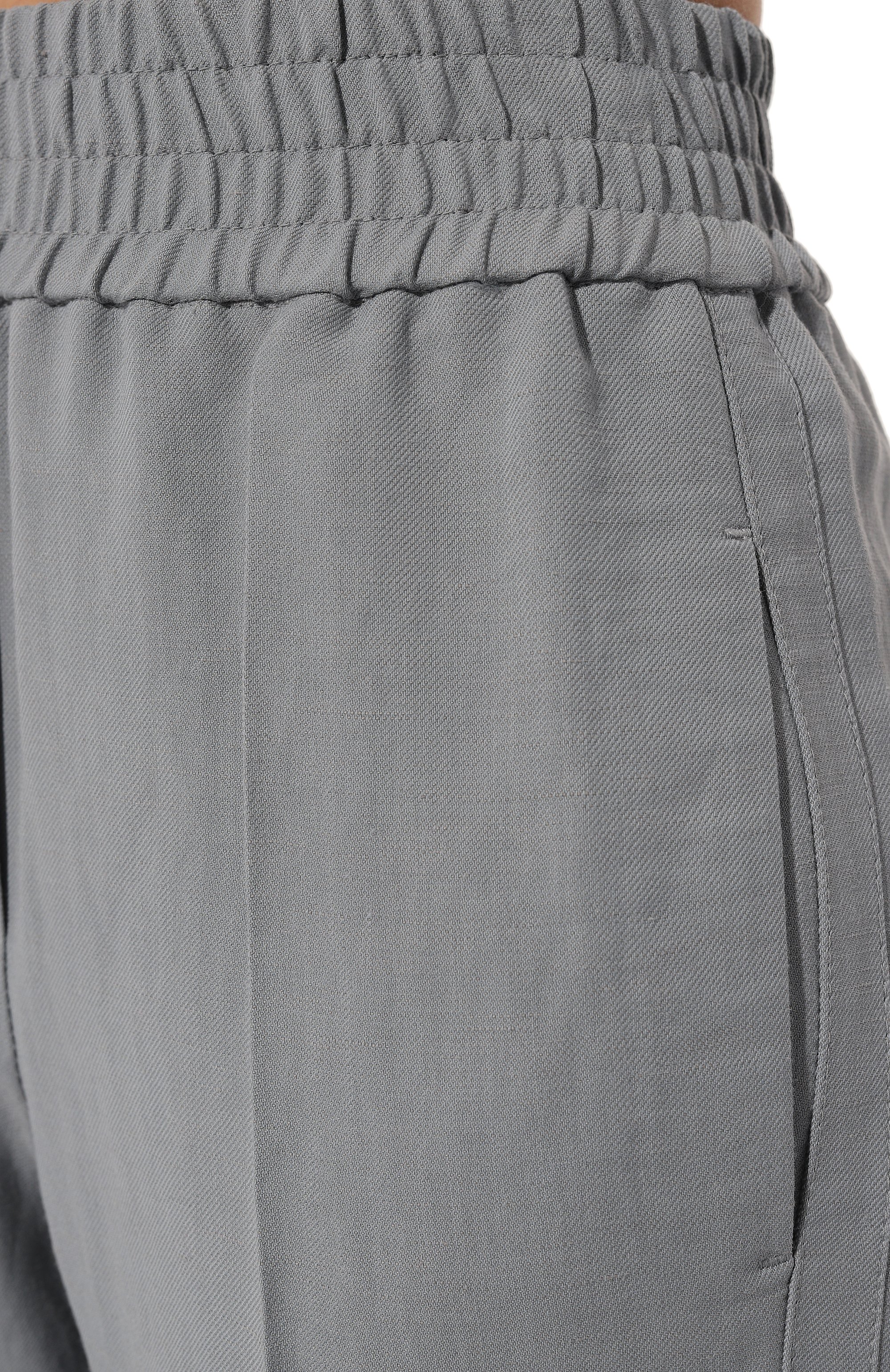 Брюки из вискозы и льна BRUNELLO CUCINELLI, арт. MH126B1071, фото 5