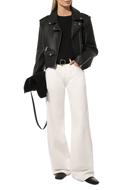 Хлопковая футболка Dries Van Noten 011101-8600 Чёрный  011101-8600 Фото 2