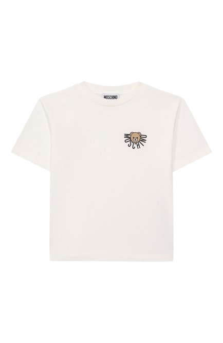 Хлопковая футболка MOSCHINO, арт. H0M05G/LAA10/4-8