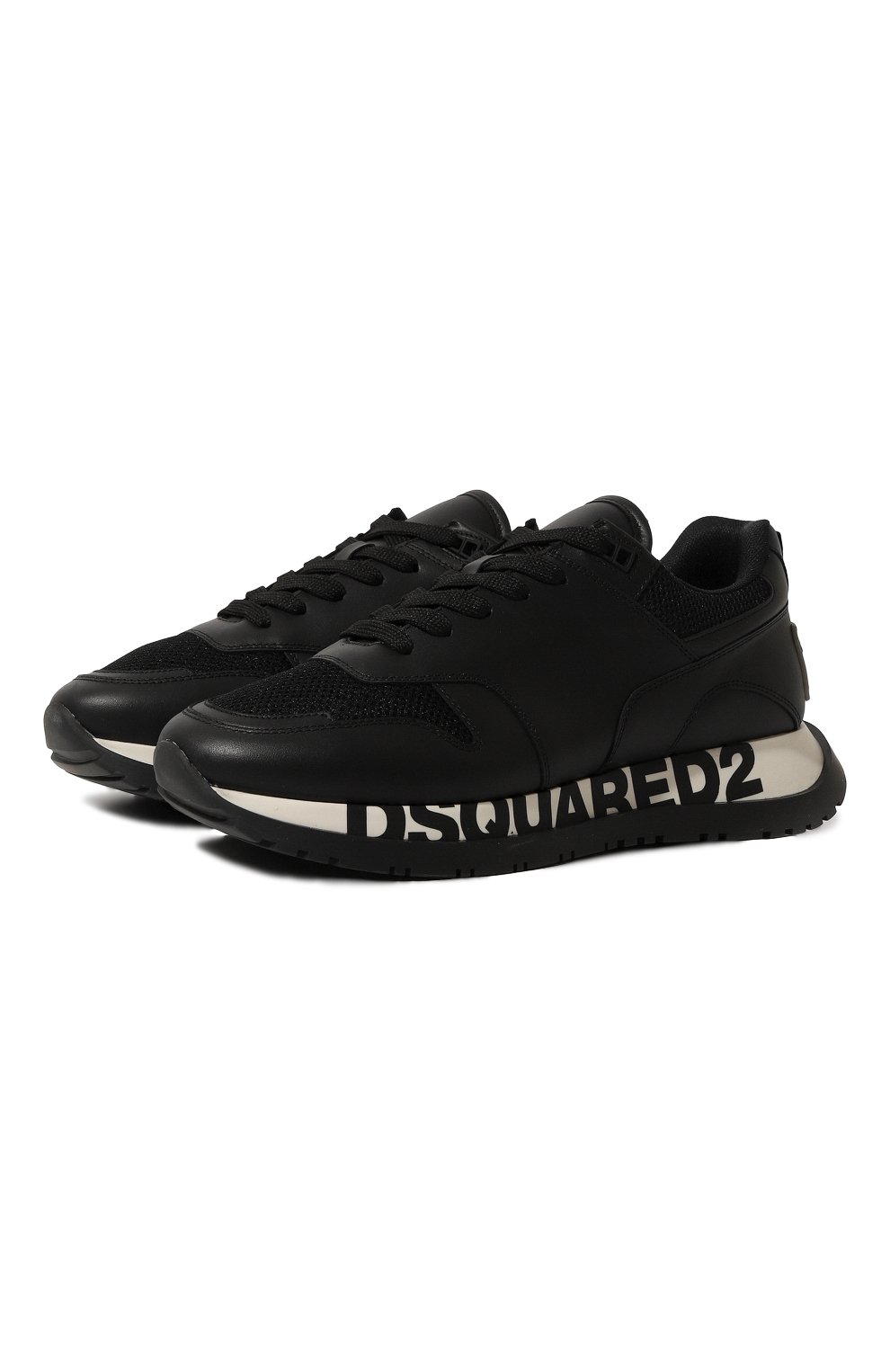 Кожаные кроссовки running DSQUARED2, арт. SNM0213/01502331, фото 1