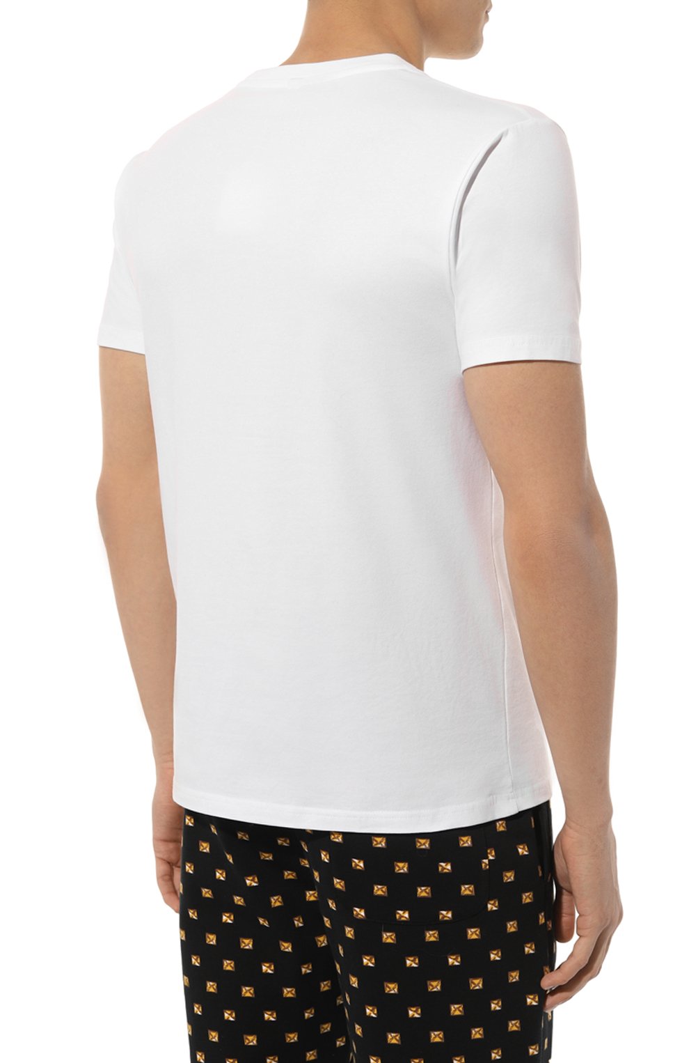 Хлопковая футболка MOSCHINO, арт. A0788/4410, фото 4