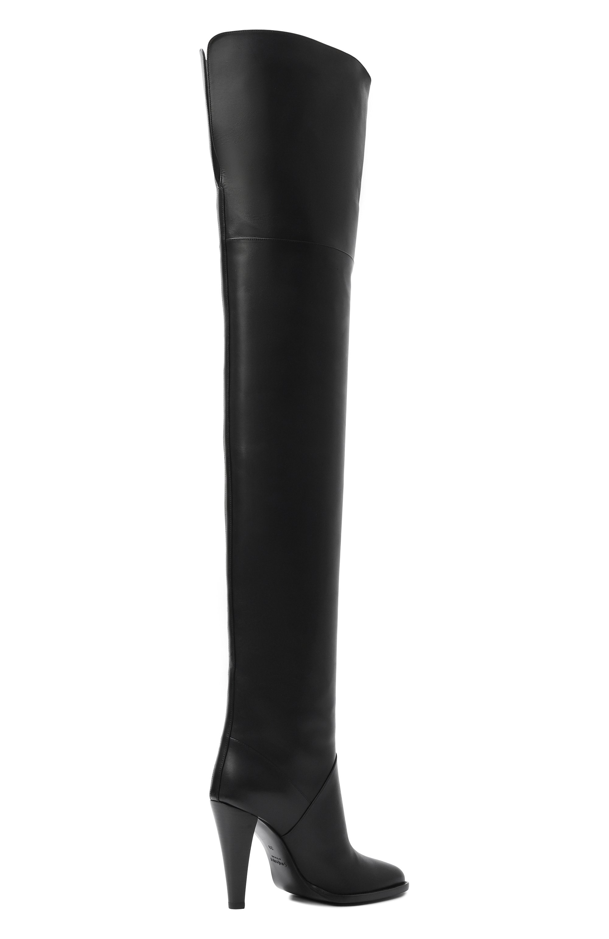 Кожаные ботфорты nadja 100 SAINT LAURENT, арт. 843853/28N00, фото 5