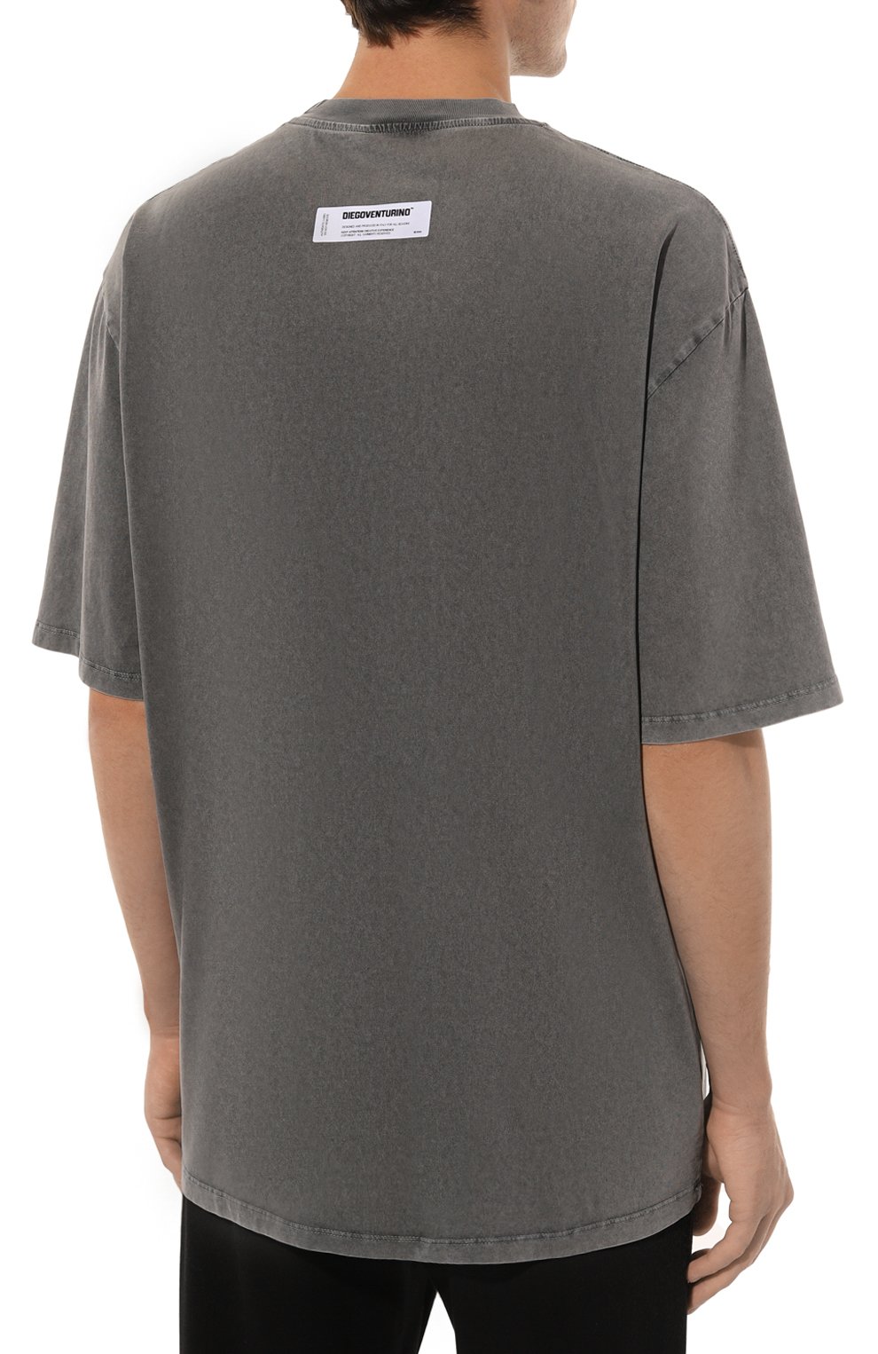 Хлопковая футболка DIEGO VENTURINO, арт. D3W4DVTS00FZ, фото 4