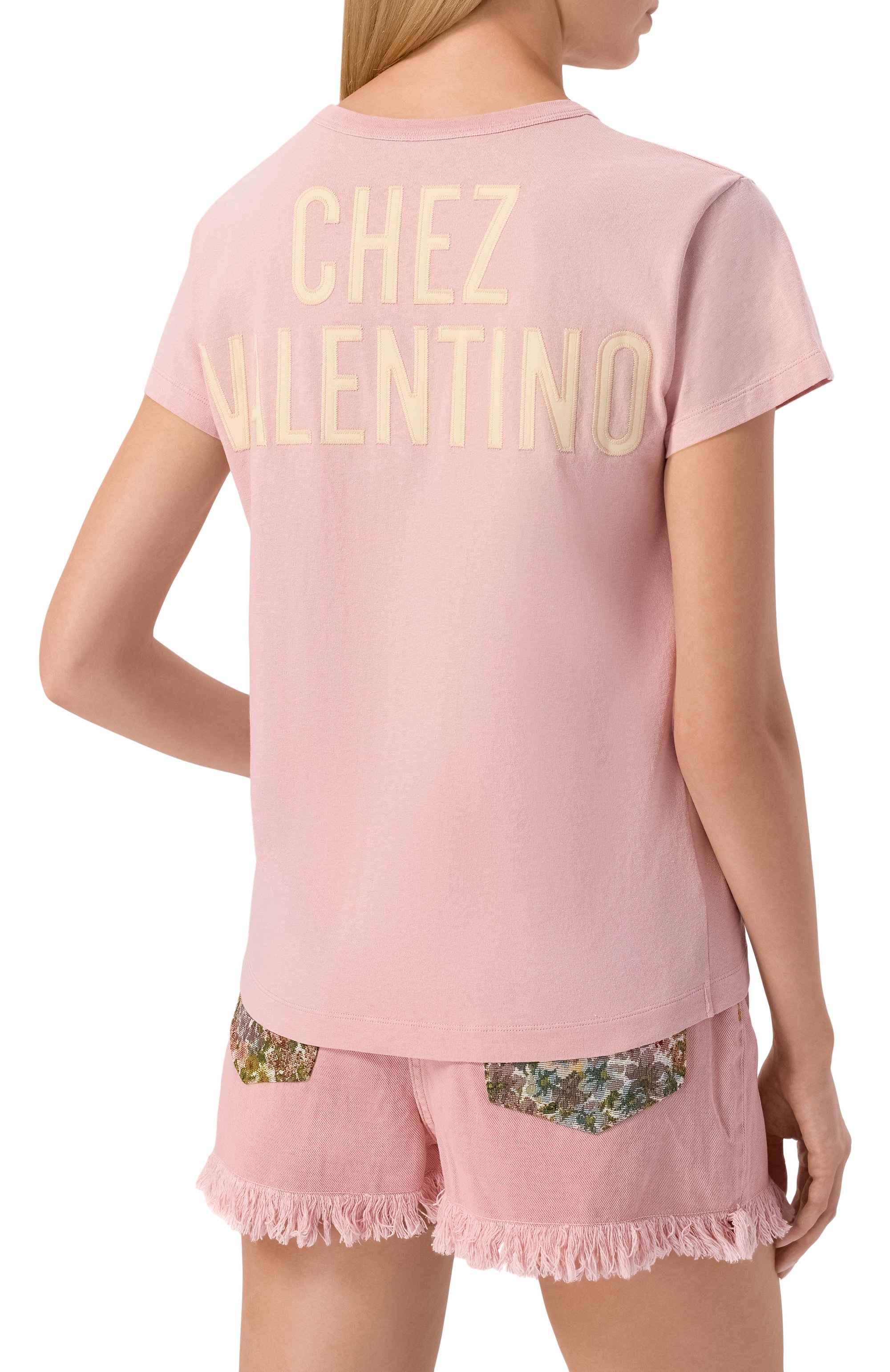 Хлопковая футболка VALENTINO, арт. 8B3MG24Y/9GL, фото 4