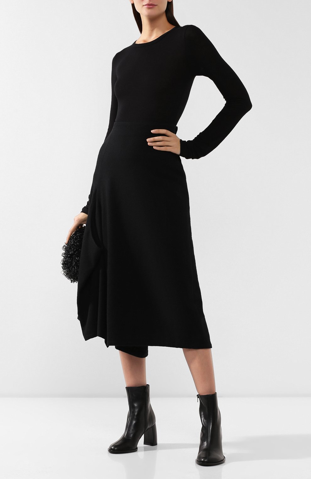 Лонгслив из смеси вискозы и шерсти ANN DEMEULEMEESTER, арт. 1902-2406-P-235-099, фото 2