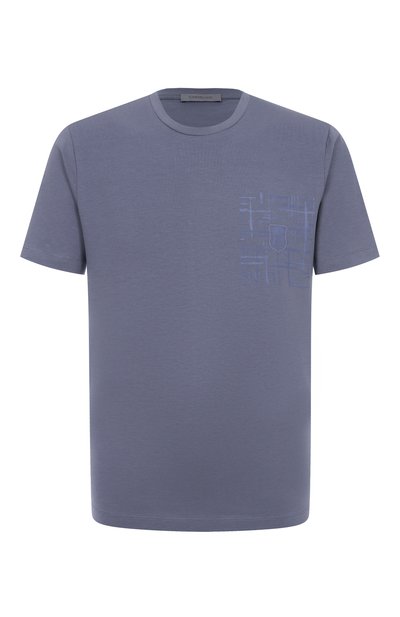 Мужская хлопковая футболка CORNELIANI, арт. 26G583-2625024