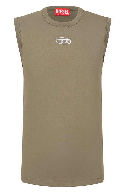 Хлопковая майка Diesel A21743/0JMBB Хаки A21743/0JMBB