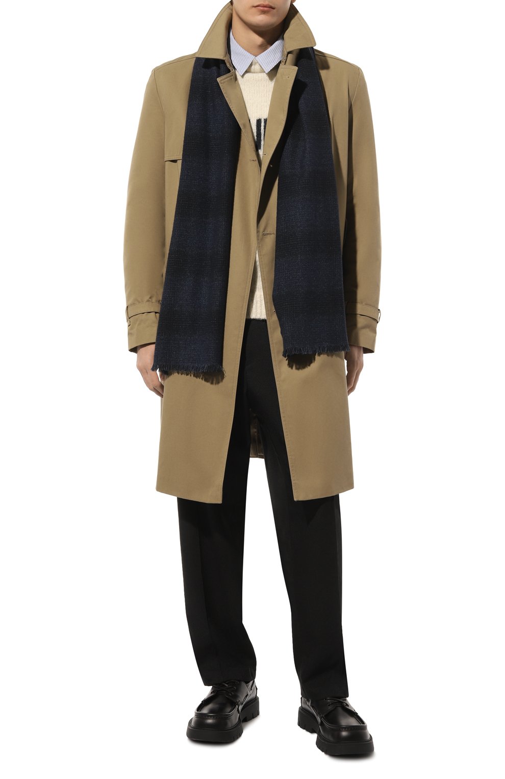 Шарф из шерсти и шелка ZEGNA, арт. Z6L05SA6/26A, фото 4