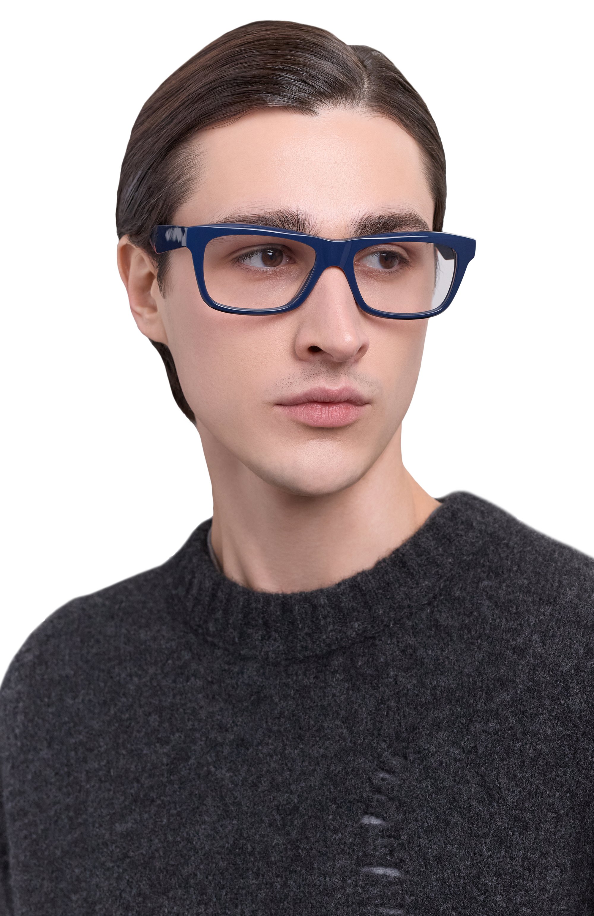 Оправа BALENCIAGA синего цвета по цене 33500 руб., арт. BB0426 005, фото 2 Оправа BALENCIAGA, арт. BB0426 005, фото 2