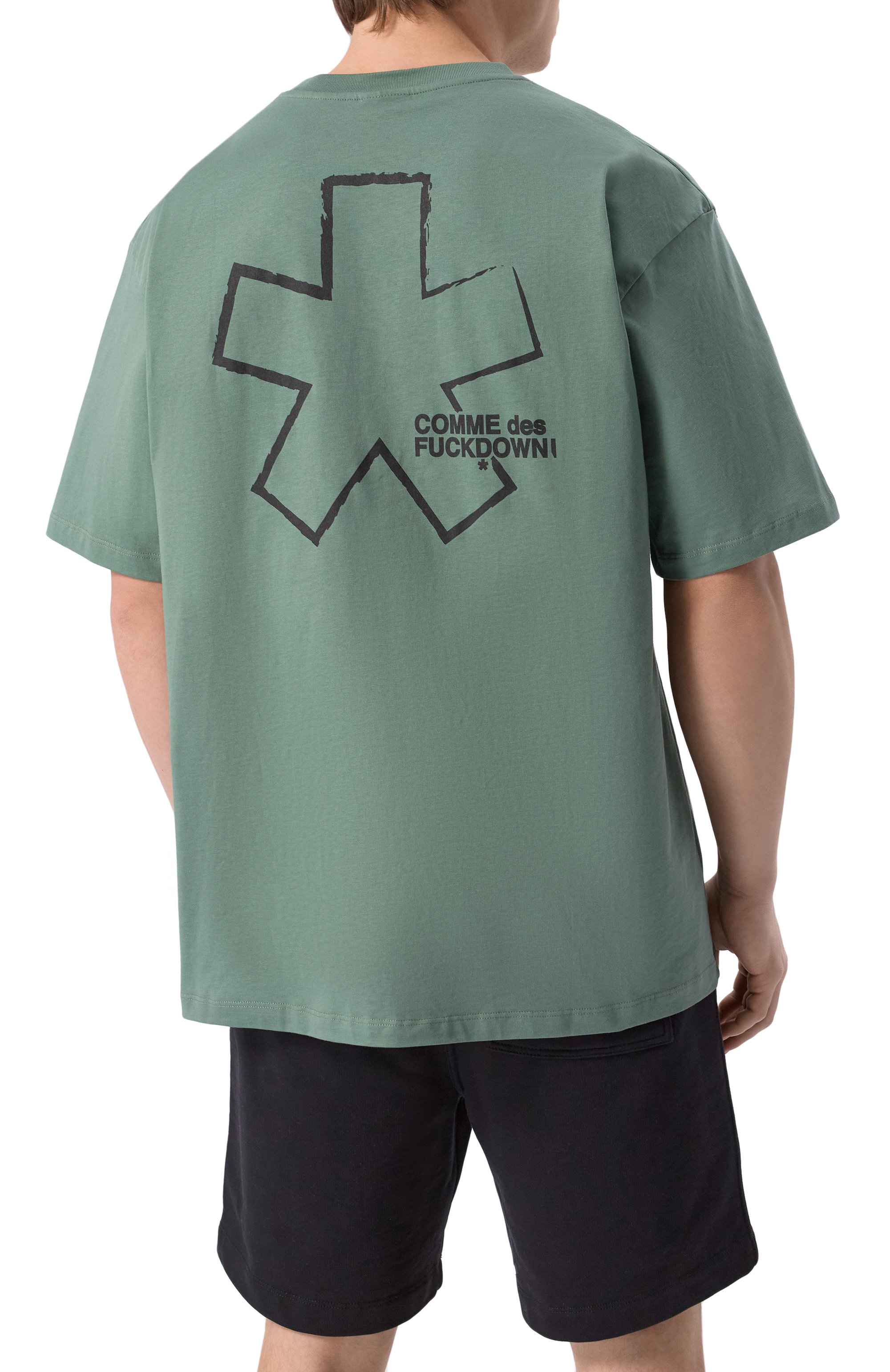 Хлопковая футболка COMME DES FUCKDOWN, арт. CFABM01506, фото 4