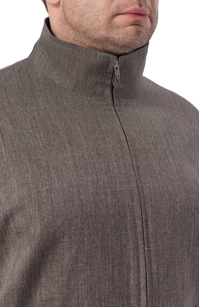 Бомбер из шерсти и шелка CORTIGIANI, арт. 4AG625, фото 5