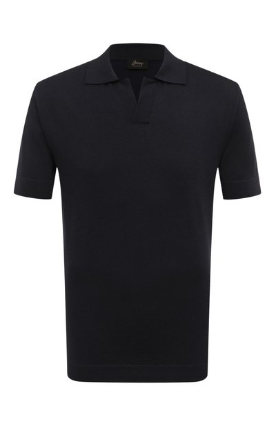 Мужская поло из хлопка и шелка BRIONI, арт. UMKC0LPBK02