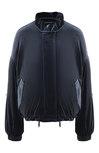 Женский бархатный бомбер EMPORIO ARMANI, арт. EW004145/AF13341