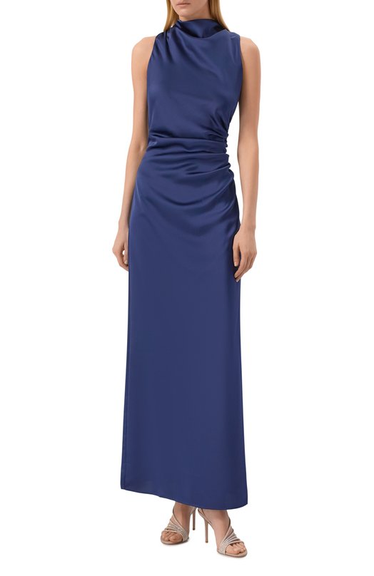 Атласное платье HUGO 50553026 Синий  50553026 Фото 2