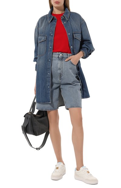 Хлопковая футболка SEVEN LAB красного цвета по цене 8190 руб., арт. CTR1.01.800.255.0106, фото 2 Хлопковая футболка SEVEN LAB, арт. CTR1.01.800.255.0106, фото 2