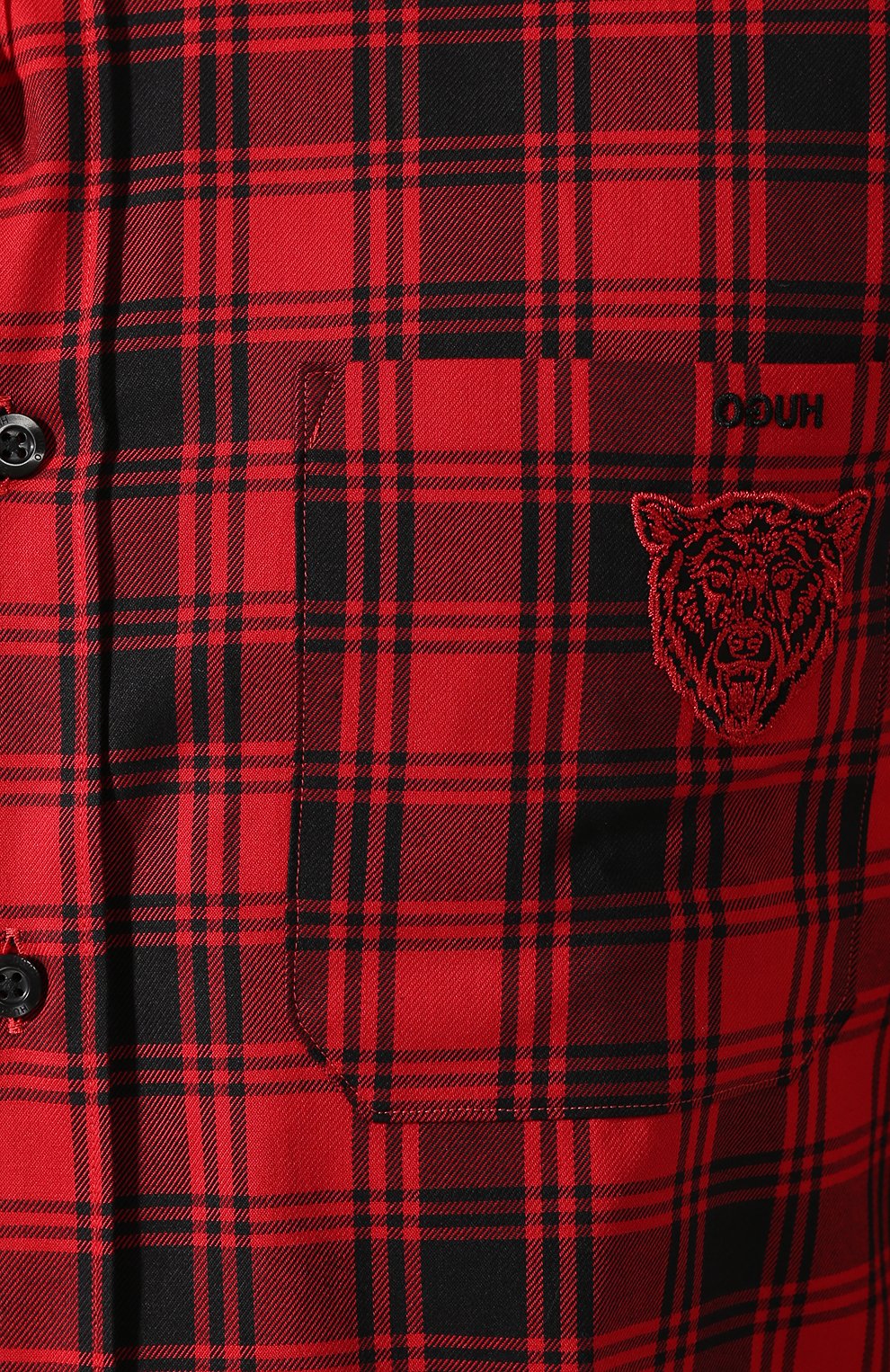 Хлопковая рубашка HUGO, арт. 50421271, фото 5