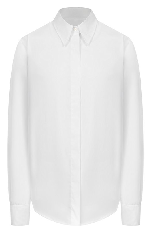 Хлопковая рубашка Dries Van Noten 252-010706-2295 Белый 252-010706-2295