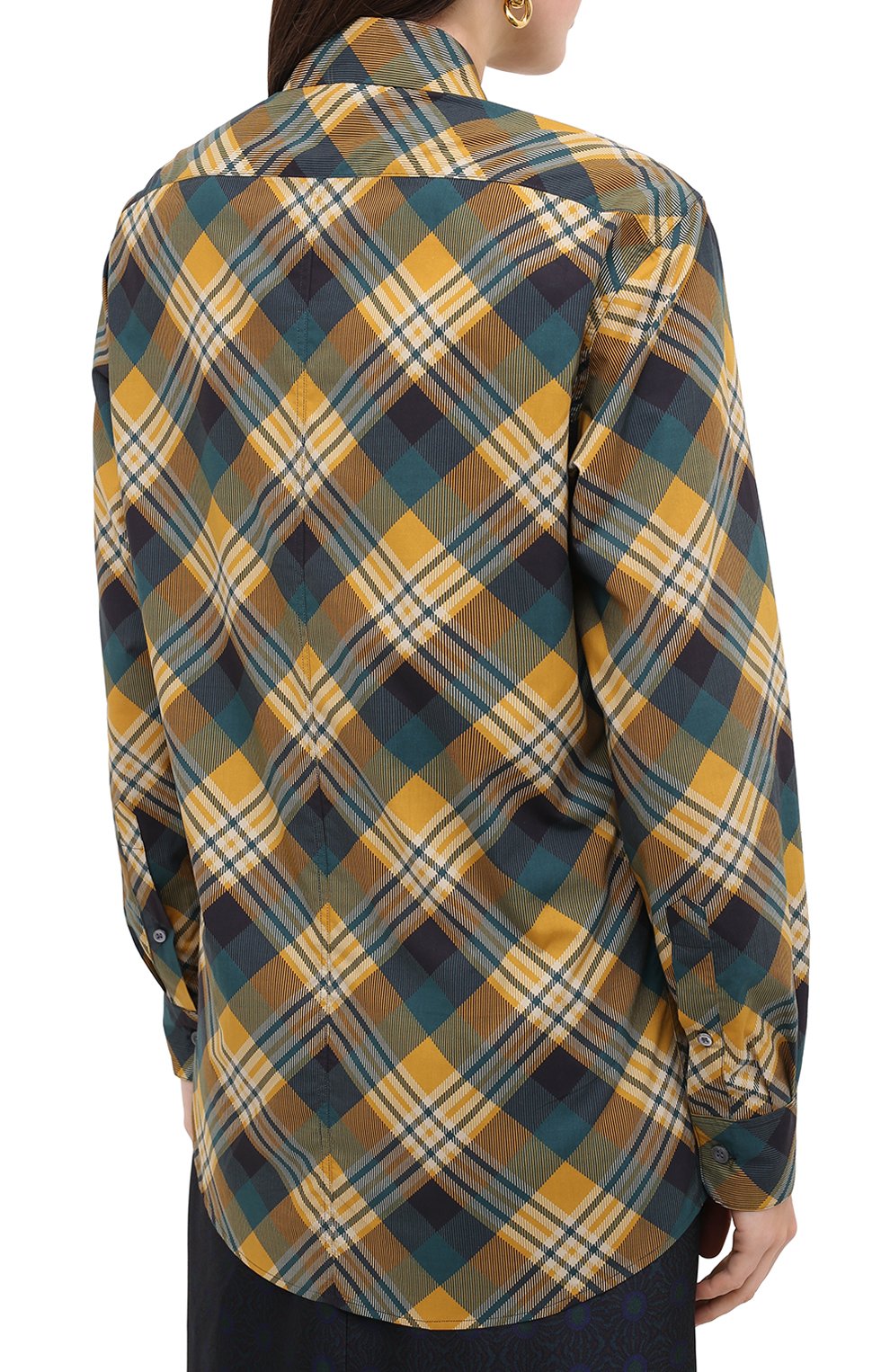 Хлопковая рубашка DRIES VAN NOTEN, арт. 202-30772-1008, фото 4