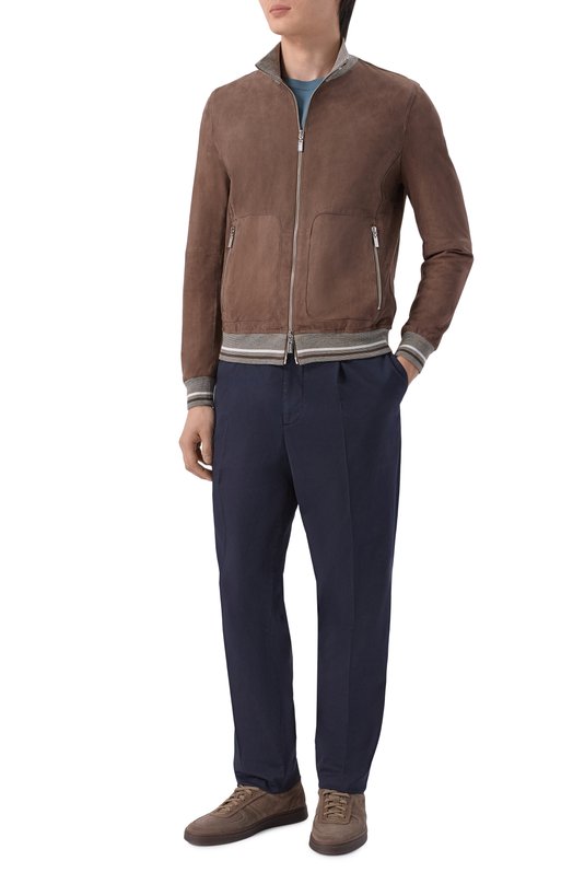 Замшевый бомбер Gimo's 6S20.1.053.52/PA Коричневый  6S20.1.053.52/PA Фото 2