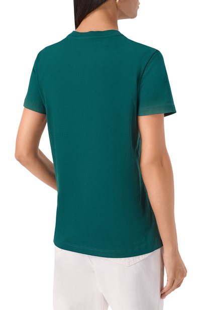 Хлопковая футболка MAX MARA, арт. PAPAIA, фото 4