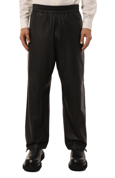 Кожаные брюки BOTTEGA VENETA, арт. 652882/VKVL0, фото 3