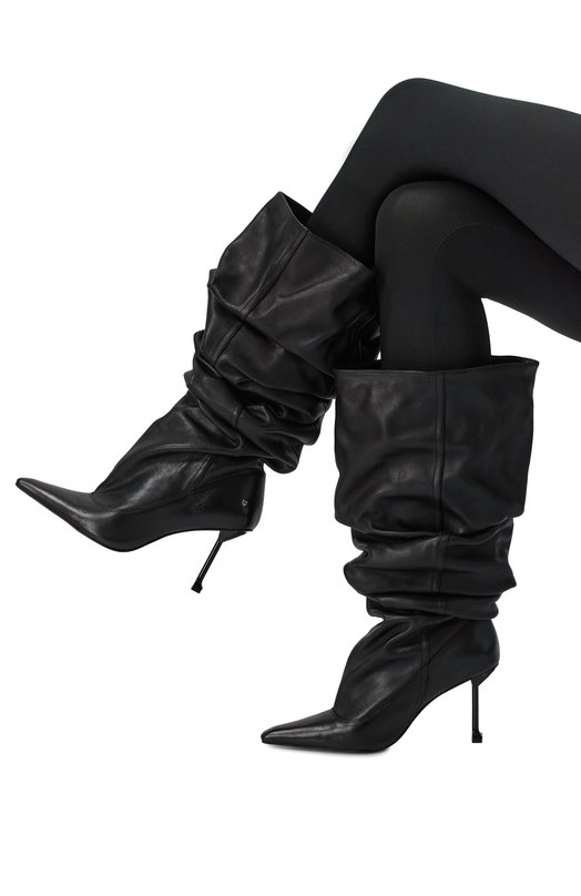 Кожаные сапоги Vern 90 Naked Wolfe VERN/PLT Чёрный  VERN/PLT Фото 2