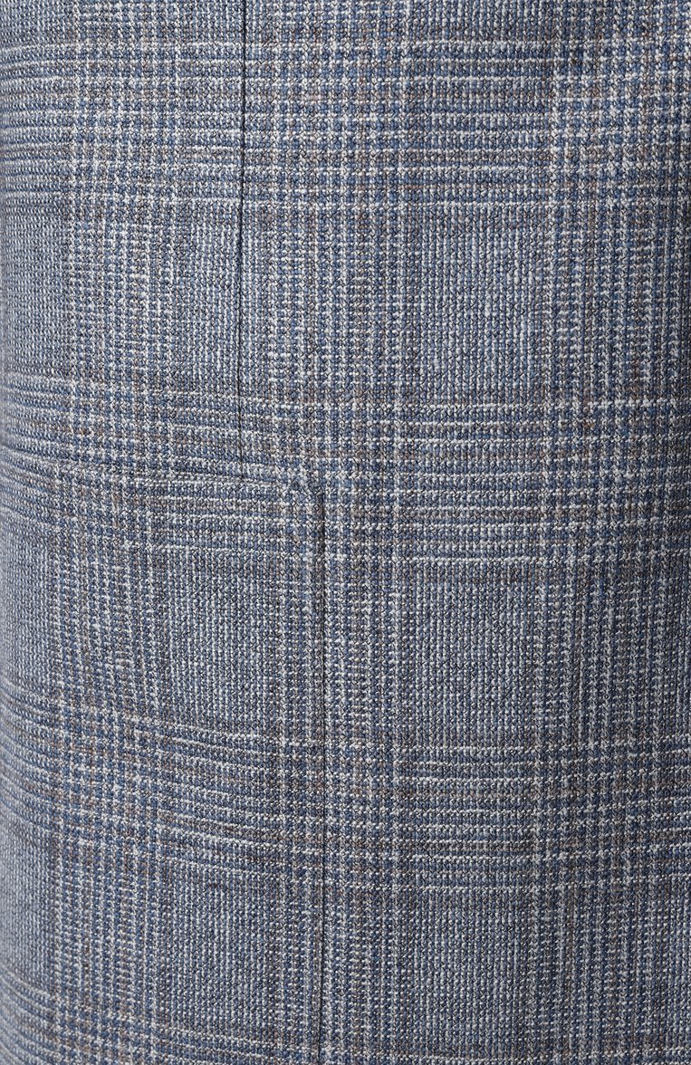 Мужской пиджак из шелка и шерсти CORNELIANI синего цвета, арт. 25X002-2516215 | Фото 8 (Драгоценные камни: Проставлено; Рукава: Длинные; Длина (для топов): Стандартные; Материал внешний: Шелк; Материал сплава: Проставлено; Пиджаки М: Приталенный; 1-2-бортные: Однобортные; Стили: Кэжуэл; Случай: Повседневный)