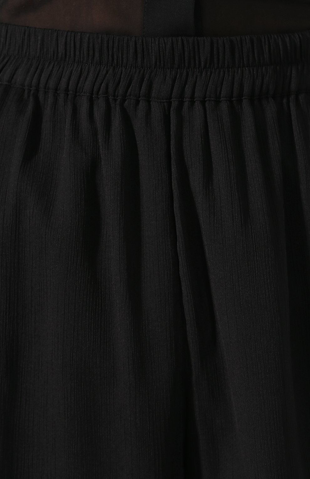 Брюки свободного кроя EMPORIO ARMANI черного цвета по цене 22250 руб., арт. 3G2P87/2NSHZ, фото 5 Брюки свободного кроя EMPORIO ARMANI, арт. 3G2P87/2NSHZ, фото 5