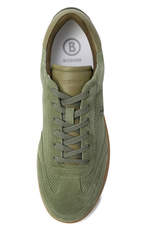Замшевые кеды Parma Bogner 12621255 Хаки  12621255 Фото 5