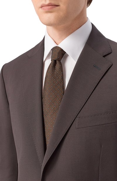 Шелковый галстук ZILLI, арт. CRAV02M0600VMGY00, фото 2