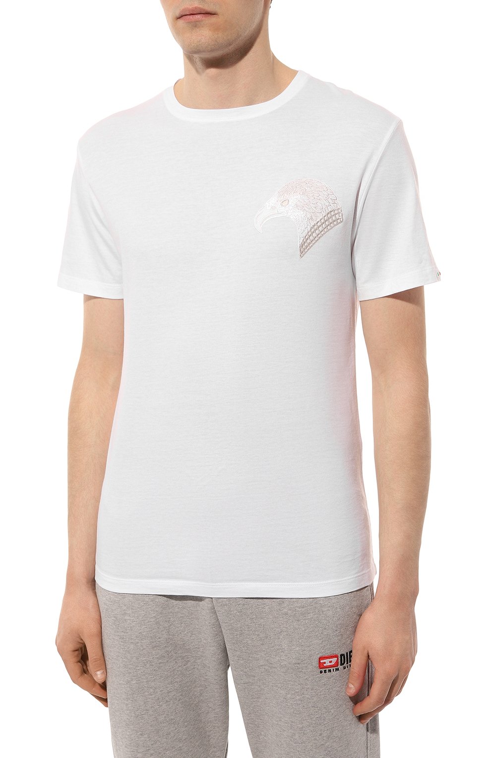 Футболка STEFANO RICCI белого цвета по цене 43150 руб., арт. MNH3202450/803, фото 3 Футболка STEFANO RICCI, арт. MNH3202450/803, фото 3