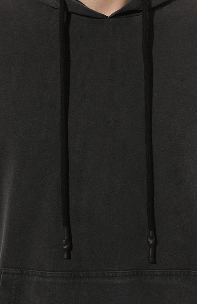 Хлопковое худи RELIGION серого цвета по цене 9555 руб., арт. 12TREW28, фото 5 Хлопковое худи RELIGION, арт. 12TREW28, фото 5