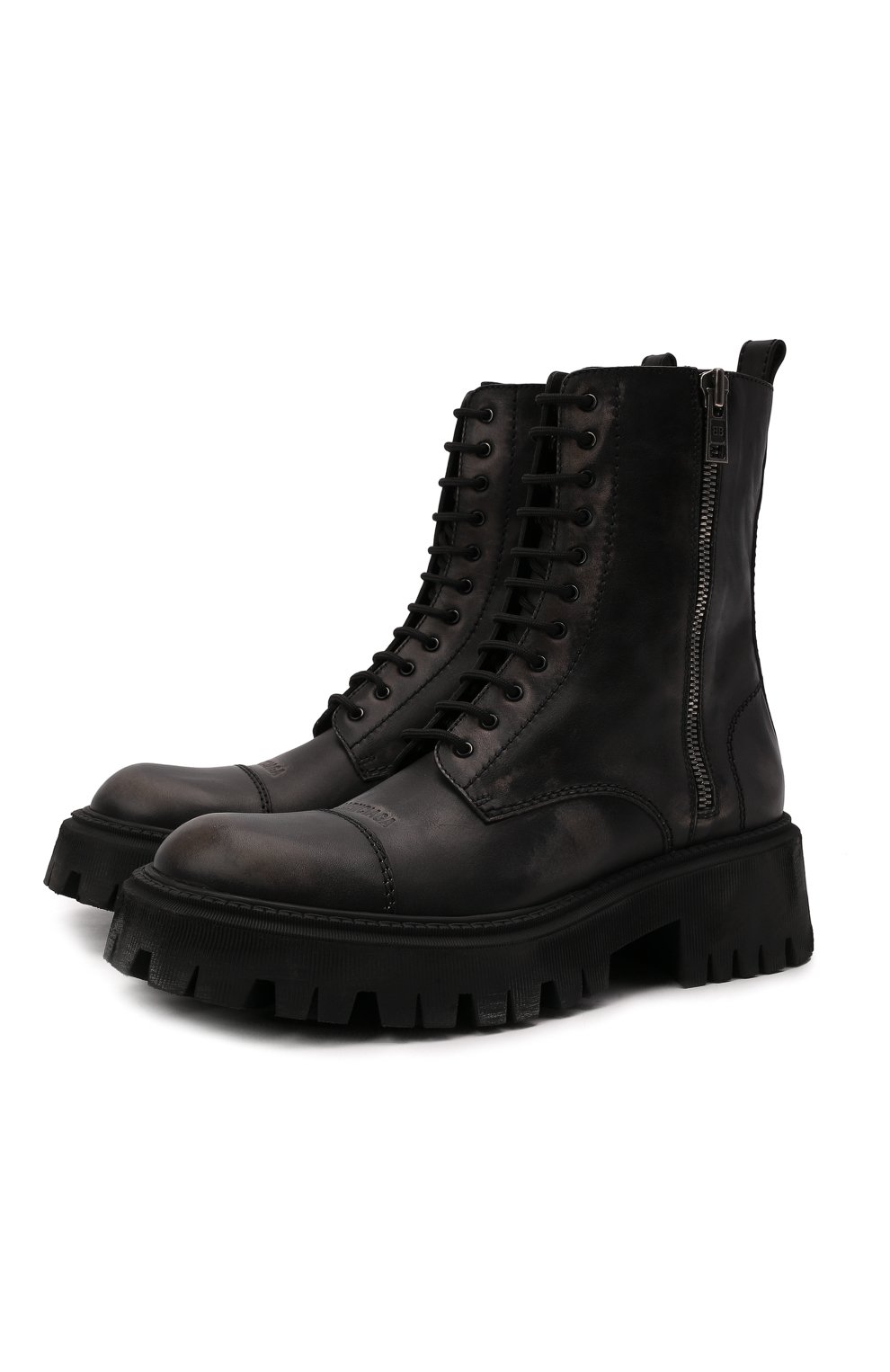 Кожаные ботинки tractor BALENCIAGA, арт. 670983/WBCP1, фото 1