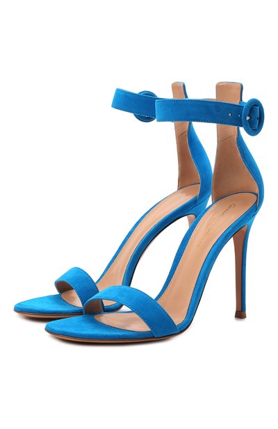 Замшевые босоножки portofino 105 GIANVITO ROSSI, арт. G61096.15RIC.CAMTURC, фото 1