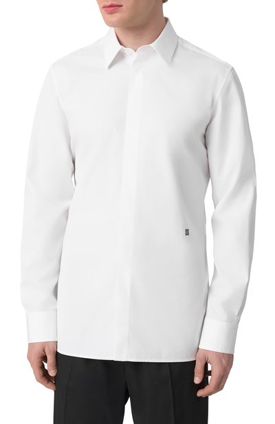 Хлопковая рубашка GIVENCHY, арт. BM60PQ14M6, фото 3