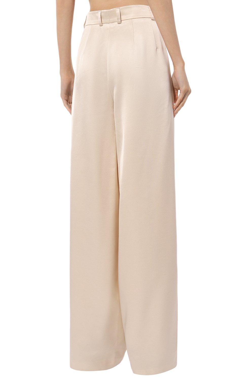 Брюки из вискозы и шерсти PERVERT кремового цвета по цене 45000 руб., арт. PE24/PA01/36-08, фото 4 Брюки из вискозы и шерсти PERVERT, арт. PE24/PA01/36-08, фото 4