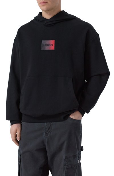 Хлопковое худи HUGO, арт. 50553145, фото 3